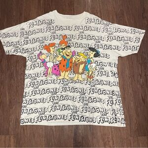 Flintstones Cartoon Network  AOP Modern Boot Single Stitch Size XL